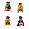 thumbnail image 3 of Advancent Bolsas de embalaje de Halloween, contenedor de almacenamiento para niños, regalo decorativo, bolsa con cordón, suministros para jardín de Kits de decoración para fiestas Gato negro Advancent HA070721-03, 3 of 6