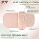 thumbnail image 3 of iStim S1 - Unidad TENS inalámbrica para el alivio del dolor menstrual y de espalda - Máquina TENS con calor para cólicos menstruales - Masajeador TENS recargable, fisioterapia sin fármacos con almohad, 3 of 5