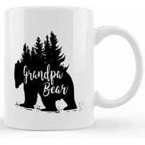 Personalized Grandpa Bear Coffee Cup White Glossy Mug Grandpa Mug Father's Day Gift Grandparent's Day Grandpa To Be Pregnancy Announcement Dad Gift, Father’s Day Mug, Gifts For Dad, Unique Fathers Da