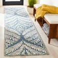 thumbnail image 2 of SAFAVIEH Capri Proinsias Leaves Wool Runner Rug, Grey/Ivory, 2'3" x 9', 2 of 11