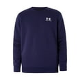 thumbnail image 6 of Under Armour Essential Fleece Sweatshirt, Blue, 6 of 6