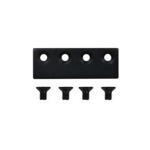 Slide Door Hardware Adaptor, Matte Black
