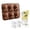 Brown, variant on Animal Monkey Ice Cube Tray, Silicone Ice Cube Mold - 6-Cavity Non-Stick Easy Release Monkey Mould for Beverage Kitchen Fridge,Reusable Animal Dessert Mold