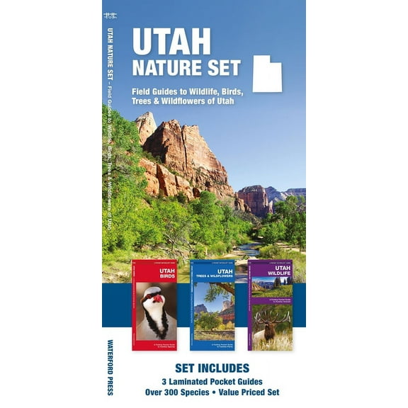 Nature Observation North America Utah Nature Set: Field Guides to Wildlife, Birds, Trees & Wildflowers of Utah, (Paperback)