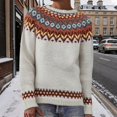 thumbnail image 2 of Bovemsi Womens Sweaters Autumn Winter Casual Pullover Tops Long Sleeve Crewneck Sweater Cute Sweaters, 2 of 4