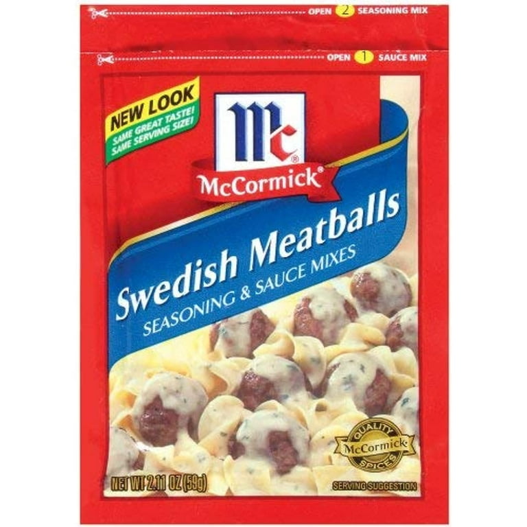 McCormick Swedish Meatballs Seasoning & Sauce Mix