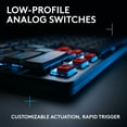 thumbnail image 2 of Logitech G515 RAPID TKL Low-Profile Wired Gaming Keyboard with Analog Low-Profile Switches, Rapid Trigger, Ultra-Slim, 2 of 9