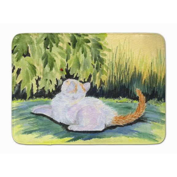 Carolines Treasures SS8273RUG Cat Machine Washable Memory Foam Mat 19Hx27W multicolor