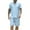 Sky Blue, variant on Ohufall Plus Size Shorts Set for Men 2 Piece Outfits Fashion Solid Casual Short Sleeve Stand Collar Shirts with Shorts Summer Men Tracksuit Sets
