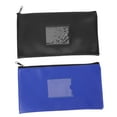 thumbnail image 6 of IDEANATEGRATE 2Pcs Elegant Appearance Cash Bag With Lock for Bank Deposit and Daily Use 11.40X6.29X0.51In, 6 of 8