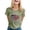 Z12-Army Green, variant on Womens 250th Anniversary Usa Shirt 250 Anniversary Usa Flag 250 Years American Flag 250th Anniversary Usa T-Shirt Crew Neck Comfy America Pullover Basic Tee