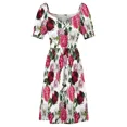 thumbnail image 5 of Floral Dream Sleeveless Dress Dress vintage Woman clothing elegant party dresses for women 2024, 5 of 7