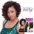 thumbnail image 2 of Human Hair Blend Weave Sensationnel Premium Too Shorty Glam Loose 3 Pcs 9" (9 Inch (Pack of 1), 1B), 2 of 5