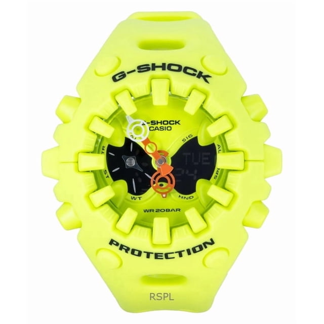 Casio Reloj Unisex G-Shock Analógico-digital con Correa de Resina y Esfera Verde de Cuarzo GA-V01-9A, 200 M