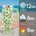 thumbnail image 3 of Avocado Tumbler 40 oz Tumbler with Handle and Straw Lid Leak Proof - Birthday Gifts for Women Travel Coffee Mug Insulated for Hot Cold Ice - Avocado Gifts for Women Mom Mothers Day, 3 of 5