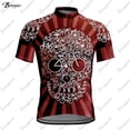 thumbnail image 5 of 2023 Camiseta de ciclismo con calaveras para hombre, maillot de ciclismo de montaña, ropa de ciclismo, camiseta para hombre, ropa de verano, jersey, 5 of 5