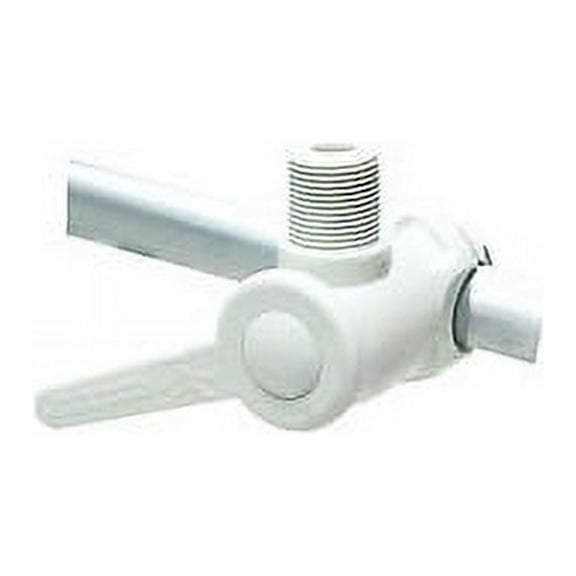 Seachoice 19561 Nylon Antenna Rail Mount, White