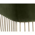 thumbnail image 4 of Sunpan Gala 19.5" Modern Fabric Dining Armchair in Forest Green, 4 of 8