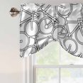 thumbnail image 5 of Tie Up Valances for Windows, Bicycles Adjustable Valance Curtains Window Treatment for Living Room, Modern Simple Hand-drawn Vehicle Art Rod Pocket Kitchen Curtains & Drapes 60x18 Inch, 5 of 9