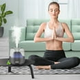 thumbnail image 2 of AZXY Humidifier for Room,Cool Mist Humidifiers,Aromatherapy Oil Diffuser Humidifier for Bedroom Home Desk Plants,Quiet Travel Personal Humidifiers for Bedroom Nightstand Under $20, 2 of 5
