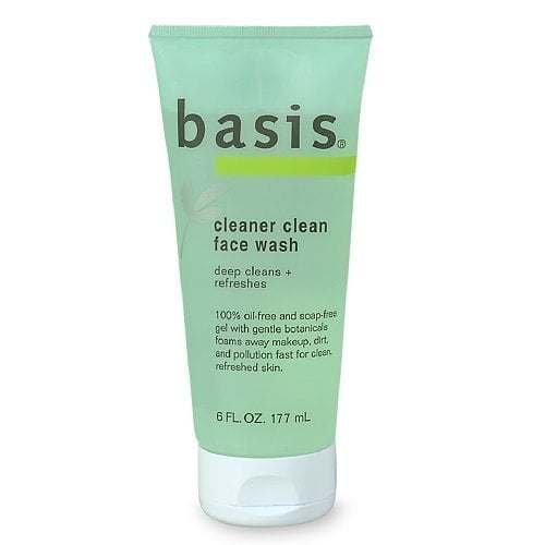 basis cleaner clean face wash 6 fl oz (177 ml)