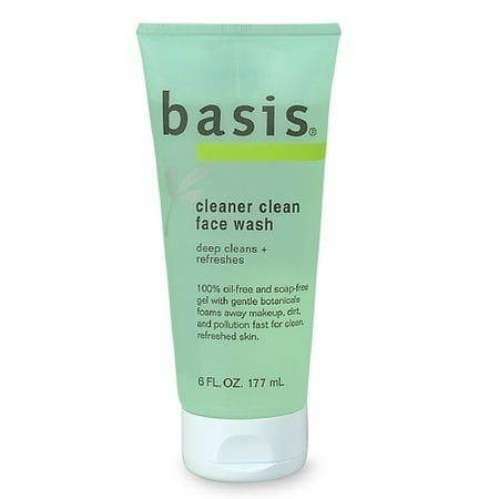 basis cleaner clean face wash 6 fl oz (177 ml) (Best Tea Tree Oil Face Wash In India)