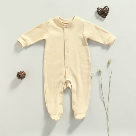 

Newborn Toddler Baby Boy Girl Long Sleeve Romper Jumpsuit