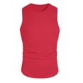 thumbnail image 7 of longantii Mens Gym Workout Sleeveless Tank Top Sports Muscle Fit Vest Lightweight Thin Breathable T-Shirt Running Tank Tops, 7 of 7