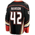 thumbnail image 2 of Josh Manson Anaheim Ducks NHL Fanatics Chandail Domicile Breakaway, 2 of 2