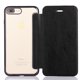 thumbnail image 1 of Funda de cuero con tapa para iPhone 13, funda protectora transparente de TPU galvanizada para Apple 15 con tarjeta XR, 1 of 6