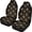 Black Gold Astrology Theme, variant on XYZCANDO 2 Piece Car Seats Protector for car Front Seats Car Seat Covers Washable Easy to Install, Sedan Van SUV Automotive Accessories, Red Spider Web Design