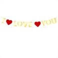 thumbnail image 1 of BKBP Bannière Je t'Aime, Bannière de la Saint-Valentin & Cœurs Rouges Or Décoration Guirlande pour Proposition Anniversaire Cour Mariage Anniversaire Décoration de Fête Nuptiale, 1 of 9
