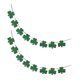 thumbnail image 3 of Festive Shamrock Flag Decor For Patrick's Day Celebrations Interior Decoration Green 2Pcs, 3 of 3