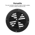 thumbnail image 4 of Cubierta de rejilla de ventilación de aire, cubierta de ventilación de conducto de salida para RV, yate, accesorios para barcos, ventilación Accesorios para vehículos recreativos negro  mit Flügel Kenally VI014993-02B, 4 of 6