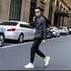 thumbnail image 3 of Jumpingount Slim Fit Hombres Pantalones casuales Elásticos apretados Harem Pantalones con bandas Elásticos apretados Harem Pantalones Lápiz Pantalones Ropa interior negro METRO Jumpingount FS6718-01, 3 of 5