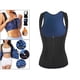 thumbnail image 1 of Entrenador de cintura para mujer, cremallera, poliéster, , sudor, faja, faja moldeadora, cuello en U , secado rápido, de poner y qu Blue_XXL XXXL Macarena Chaleco de sauna para mujer, 1 of 8