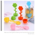 thumbnail image 3 of 2pcs Flower Tea Infuser Silicone Loose Leaf Tea Strainer Tea Brewing Gadget, 3 of 7