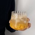 thumbnail image 1 of Vasos de vidrio, vasos acanalados, vasos ondulados, juegos de vasos mixtos para té helado, café, whisky, cócteles, vasos de agua, vasos de vidrio para café helado, vasos para agua, 1 of 8