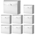 thumbnail image 4 of Stainless Steel Wall Mounted Sanitary Napkin Disposal Bin Feminine Hygiene Container Tampon Waste Receptacle Silvery White, 4 of 4