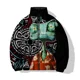 thumbnail image 4 of Abrigos de invierno para hombre con estampado de guerreros animales elegantes Chaquetas para hombre cómodas y cálidas Abrigo deportivo de ocio moderno y versátil para hombre, 4 of 4