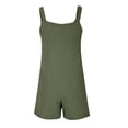 thumbnail image 3 of Jumpsuits For Women Summer Casual Jumpsuit Shorts Adjustable Strap Overalls Wide Leg Romper Shorts With Pockets Bridal Shower Outfit Women Sequins Jumpsuits Rompers with Open Legs Long Sleeve, 3 of 3