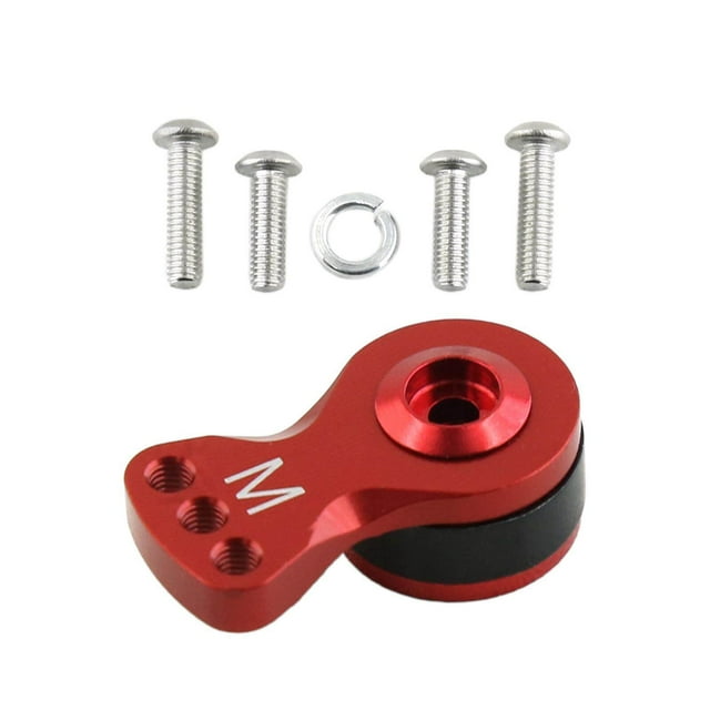 ziyahi Alloy Aluminum Servo Arm Rocker Accessory Server for 1/10 RC Cars Boat Buggy medium red