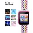 thumbnail image 3 of iTech Junior Children's Girls Earbuds & Smartwatch Set - Rainbow Checker 900155M-40-FUS, 3 of 5