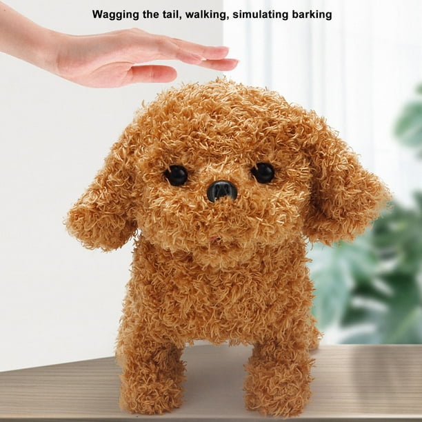 Peluche Simulation Jouets Électriques Pour Chiots, Poupées De Chien Qui  Peuvent Marcher, Aboyer Et Marcher, Jouets Électroniques Pour Animaux De