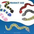 thumbnail image 2 of Serpiente flexible impresa en 3D TXB3DOK de 106 cm con dientes brillantes, 2 of 7