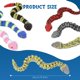 thumbnail image 2 of Serpiente flexible impresa en 3D TXB3DOK de 106 cm con dientes brillantes, 2 of 7