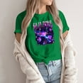 thumbnail image 4 of Nvse-KPop Demon Hunters Team T-Shirt – Unisex Short Sleeve Cartoon Graphic Tee for K-Pop and Movie Fans#Green M, 4 of 4