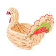 thumbnail image 4 of LHCER Mignon Panier de Rangement Mini en Forme de Dinde Panier Tissé à la Main Décoration Maison, Panier de Rangement, Panier de Rangement de Bureau, 4 of 8