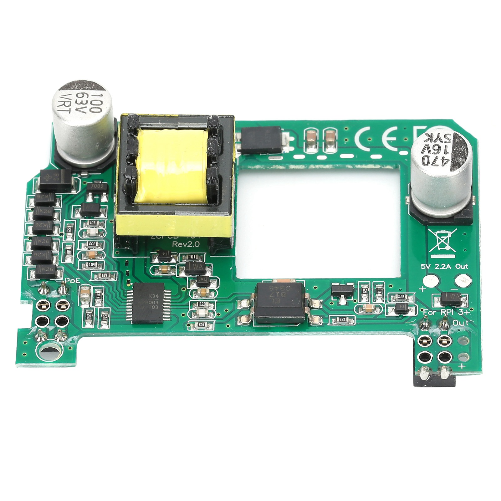 POE Module for Raspberry Pi 4B/3B Router Switch Network Port Power ...