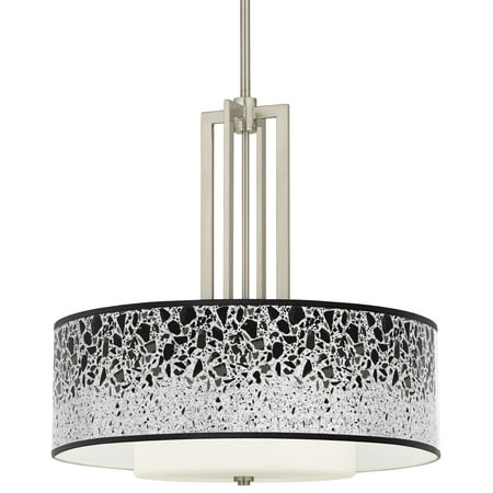 

Giclee Glow Terrazzo Carey 24 Brushed Nickel 4-Light Chandelier